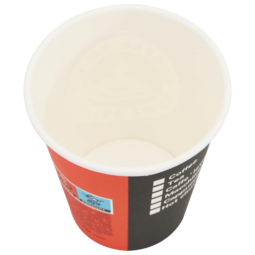 30085 vidaXL 1000 pcs Disposable Coffee Cups Paper 240 ml (8 oz)