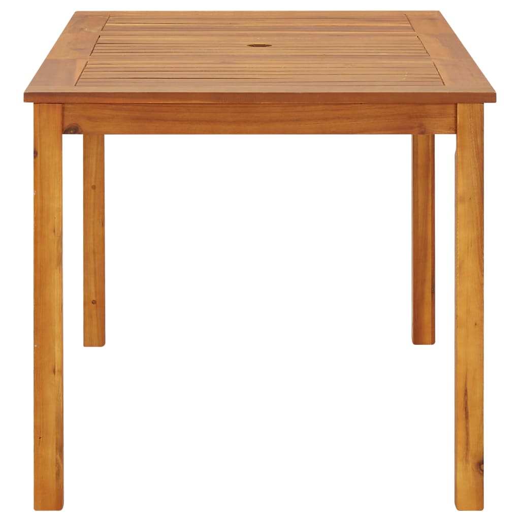 vidaXL Garden Table 140x80x74 cm Solid Acacia Wood