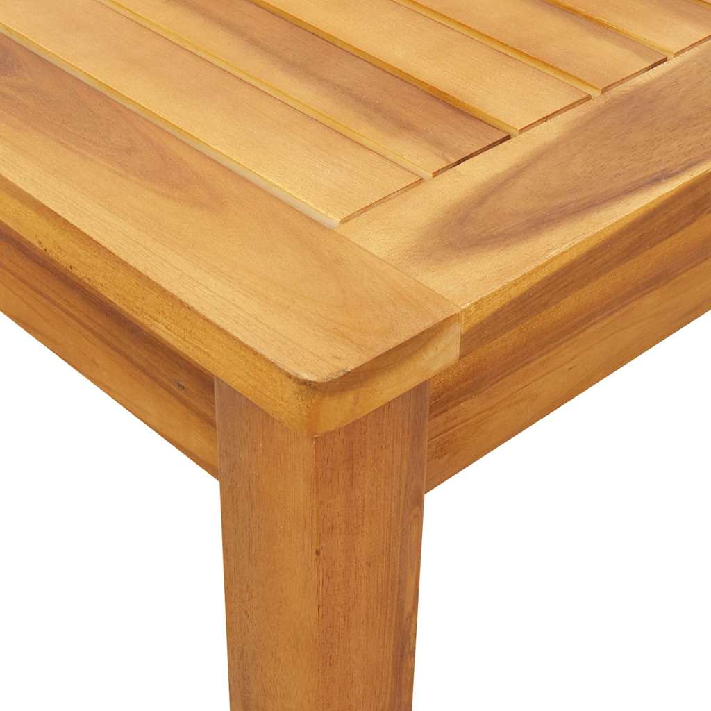 42618 vidaXL Garden Table 140x80x74 cm Solid Acacia Wood