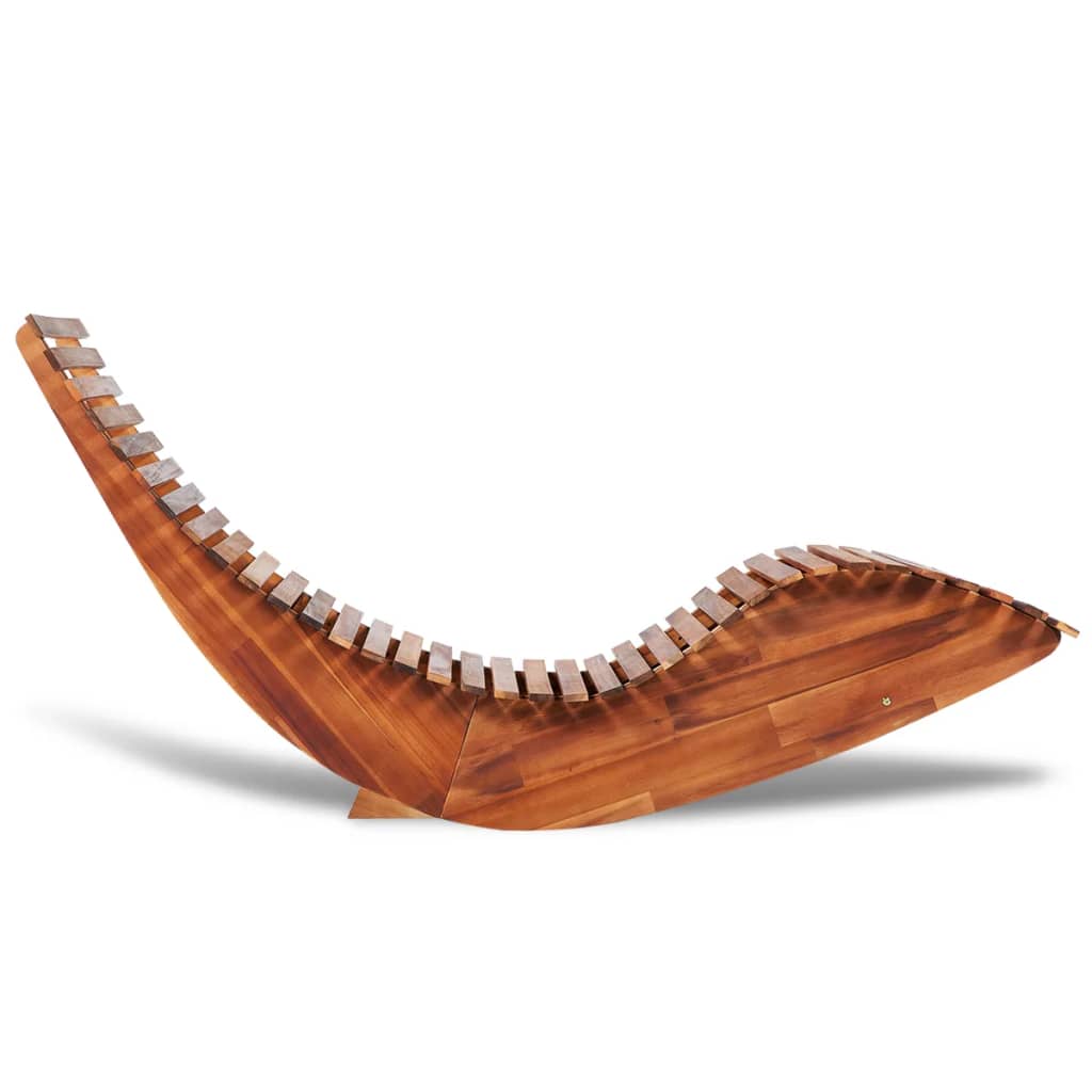 42652 vidaXL Rocking Sun Lounger Acacia Wood