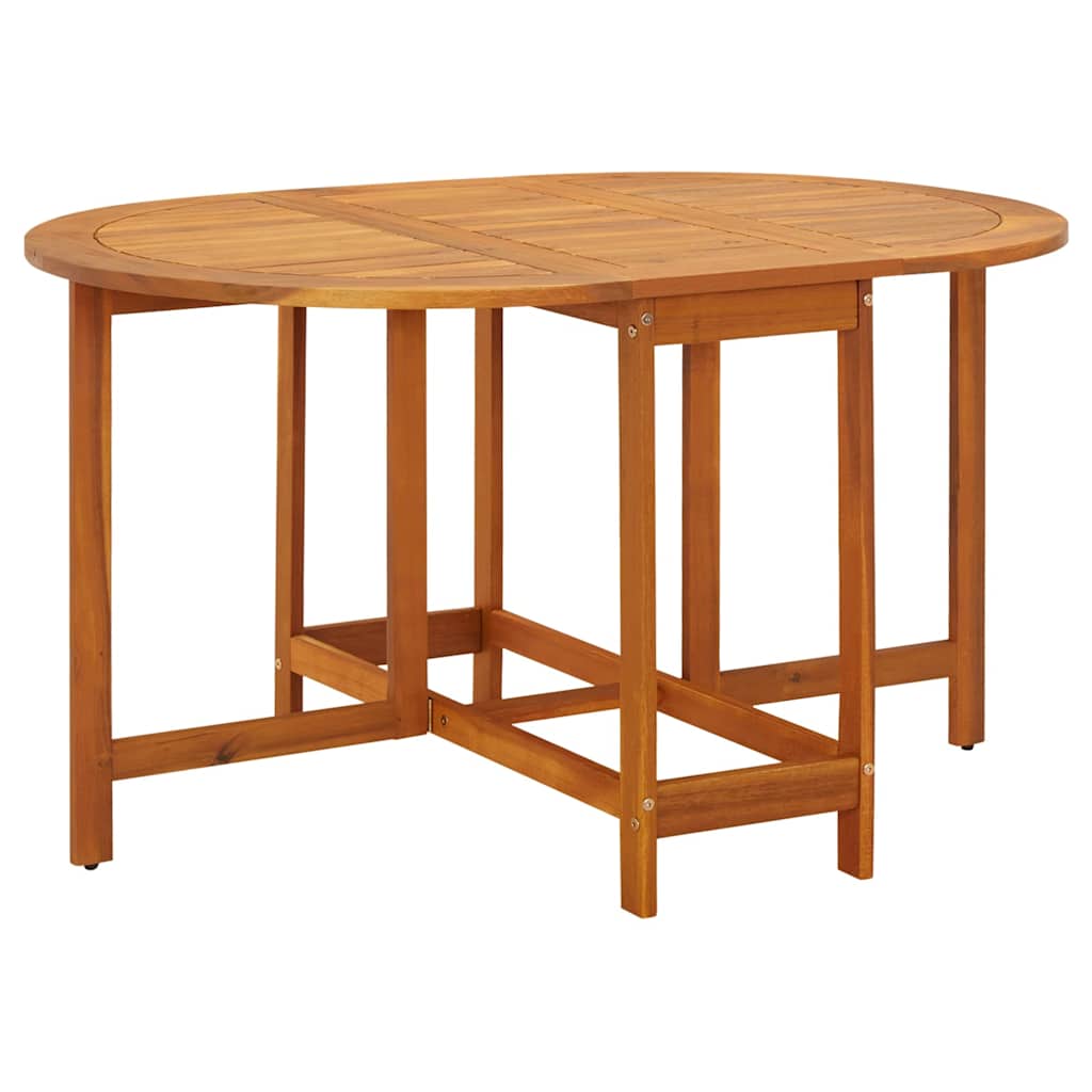 42659 vidaXL Garden Table 130x90x72 cm Solid Acacia Wood