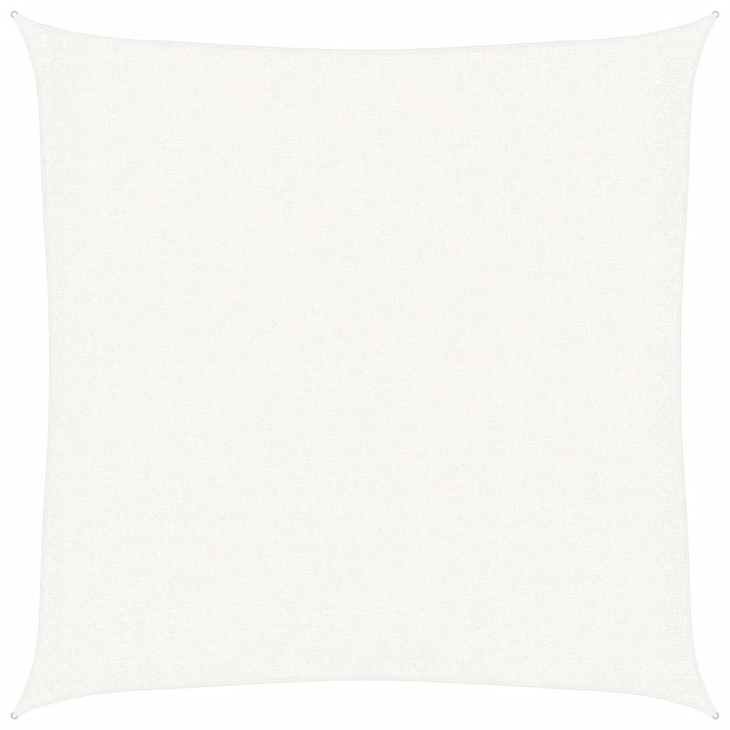 Voile d'ombrage HDPE Carré 2x2 m Blanc