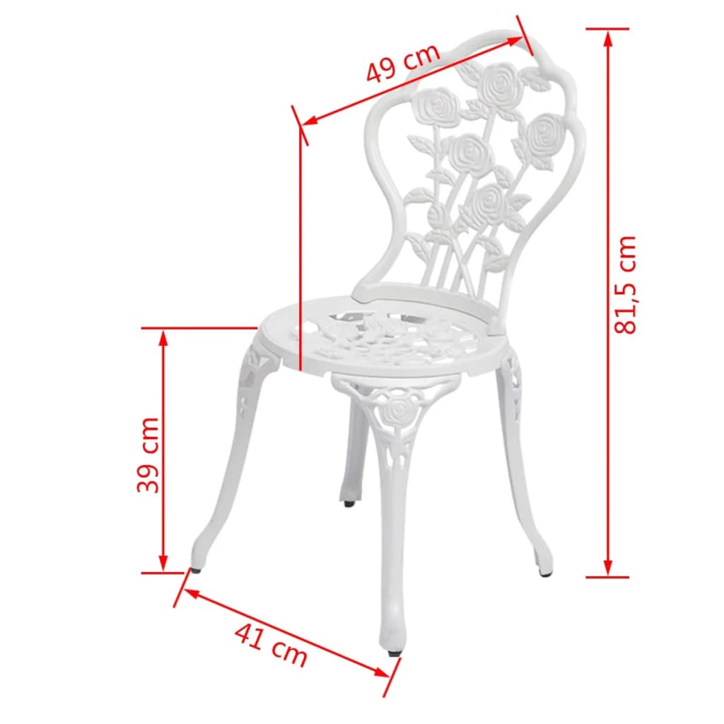 Bistro Chair | Set of 2 | White