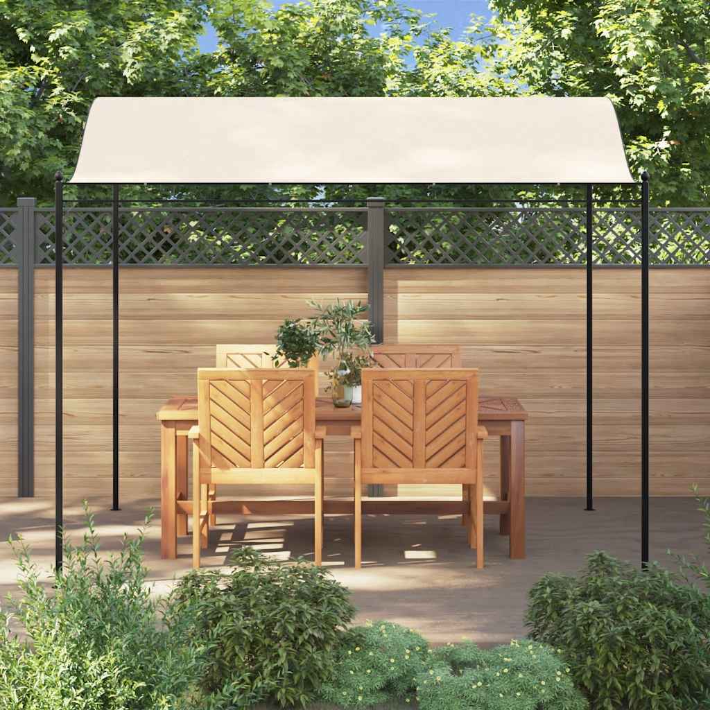 vidaXL Gazebo Fabric Cream White