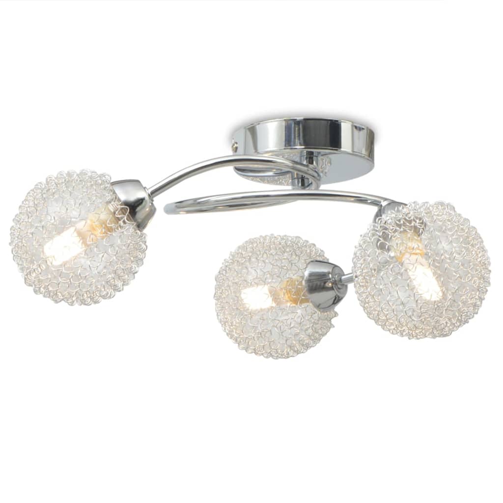 vidaXL Ceiling Lamp with 3 LED Bulbs G9 120 W