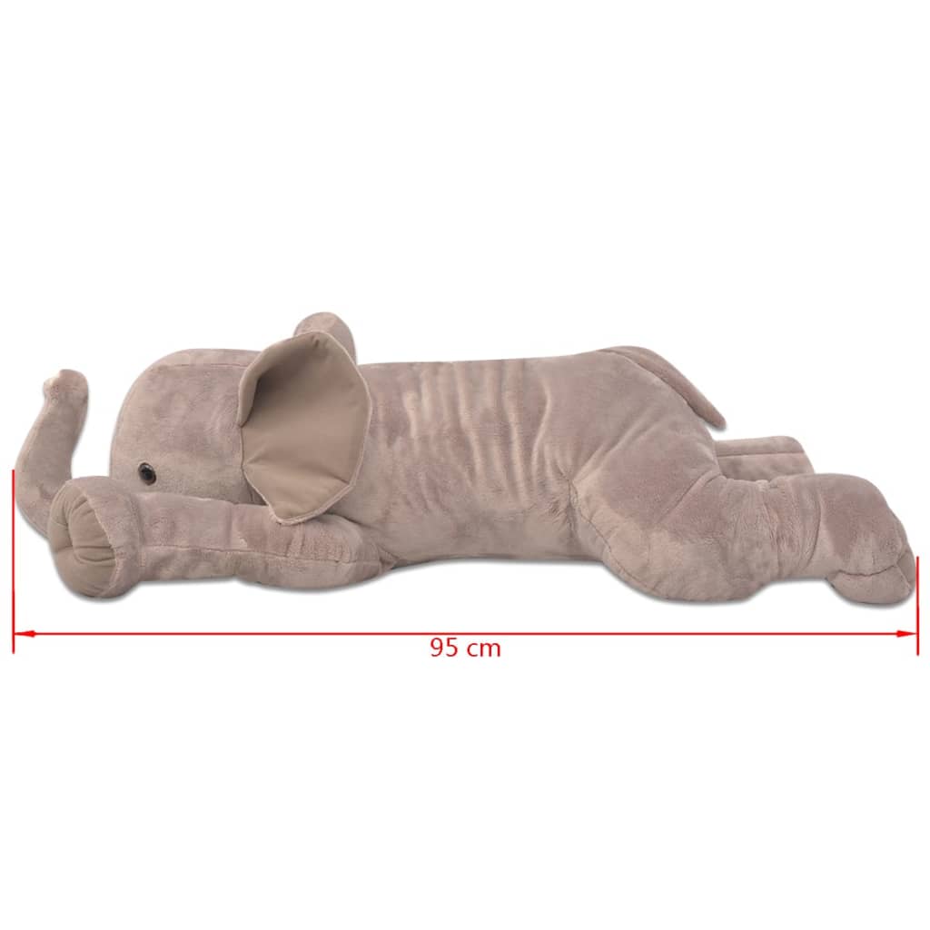 vidaXL Plush Cuddly Toy Elephant XXL 95 cm