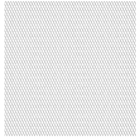 vidaXL Garden Wire Fence Stainless Steel 50x50 cm 20x10x2 mm