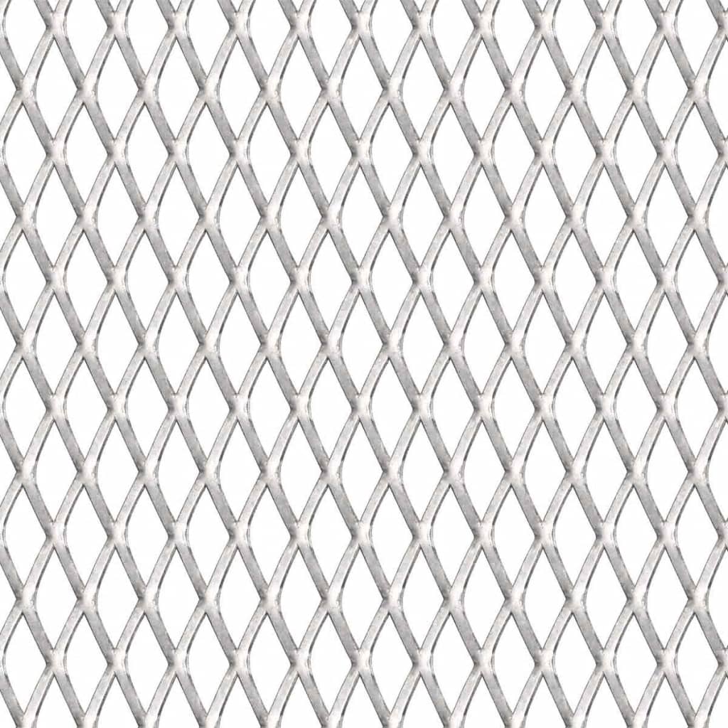 vidaXL Garden Wire Fence Stainless Steel 50x50 cm 20x10x2 mm