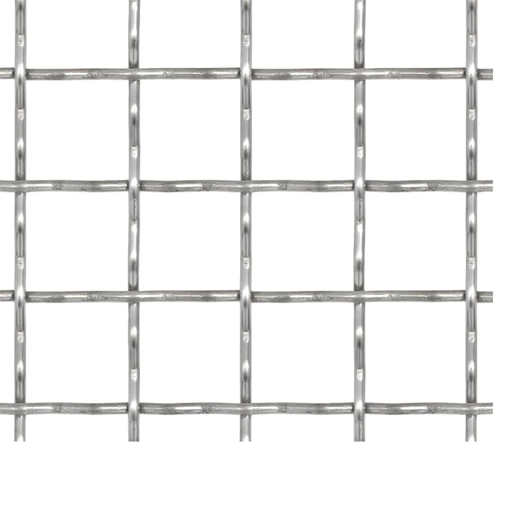 Crimped Garden Wire Fence Stainless Steel 50x50 cm 11x11x2 mm