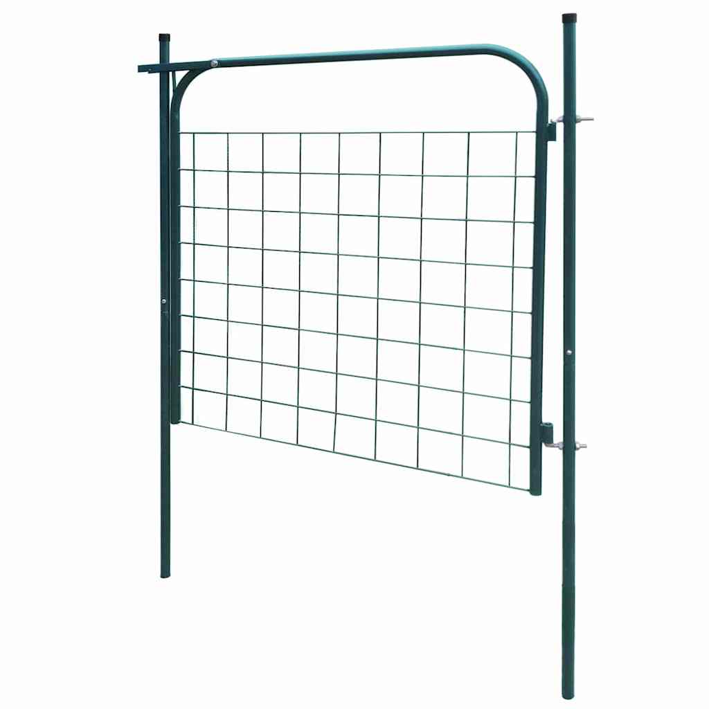142292 vidaXL Garden Fence Gate 100x100 cm Green