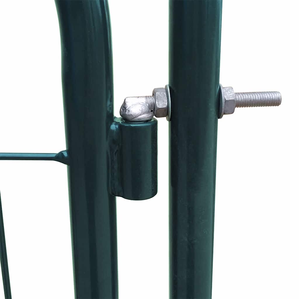 142292 vidaXL Garden Fence Gate 100x100 cm Green