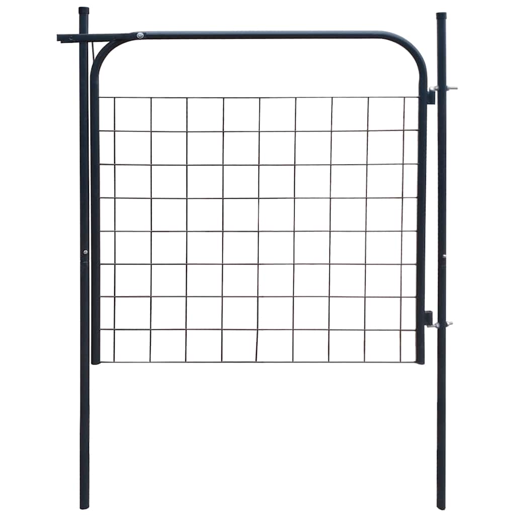 Garden Fence Gate 100x100 cm Anthracite