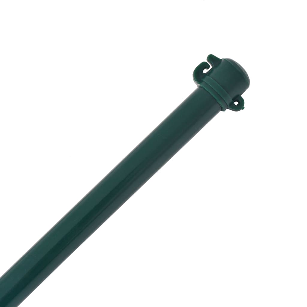 142309 vidaXL Garden Posts 10 pcs 1 m Metal Green