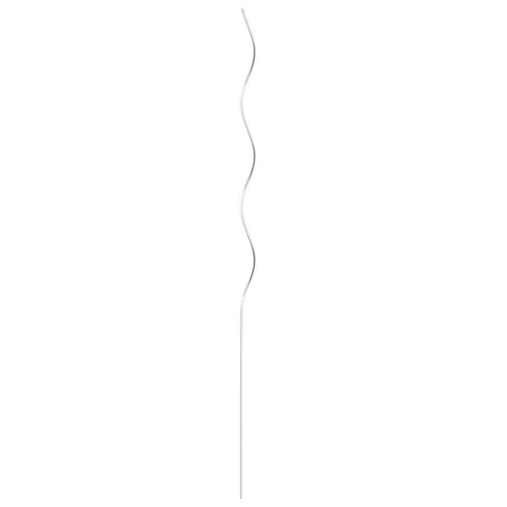 20 pcs Spiral Plant Supports 110 cm Galvanised Steel