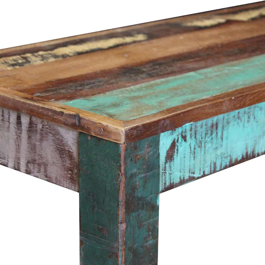 Bench | Multicolour | Solid reclaimed wood | Medium | Durable