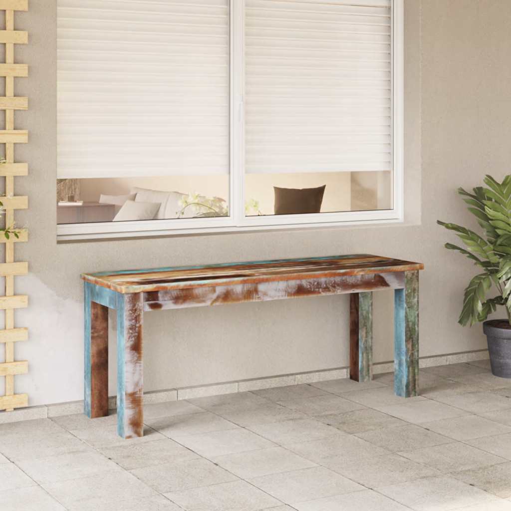 Bench | Multicolour | Solid reclaimed wood | Medium | Durable