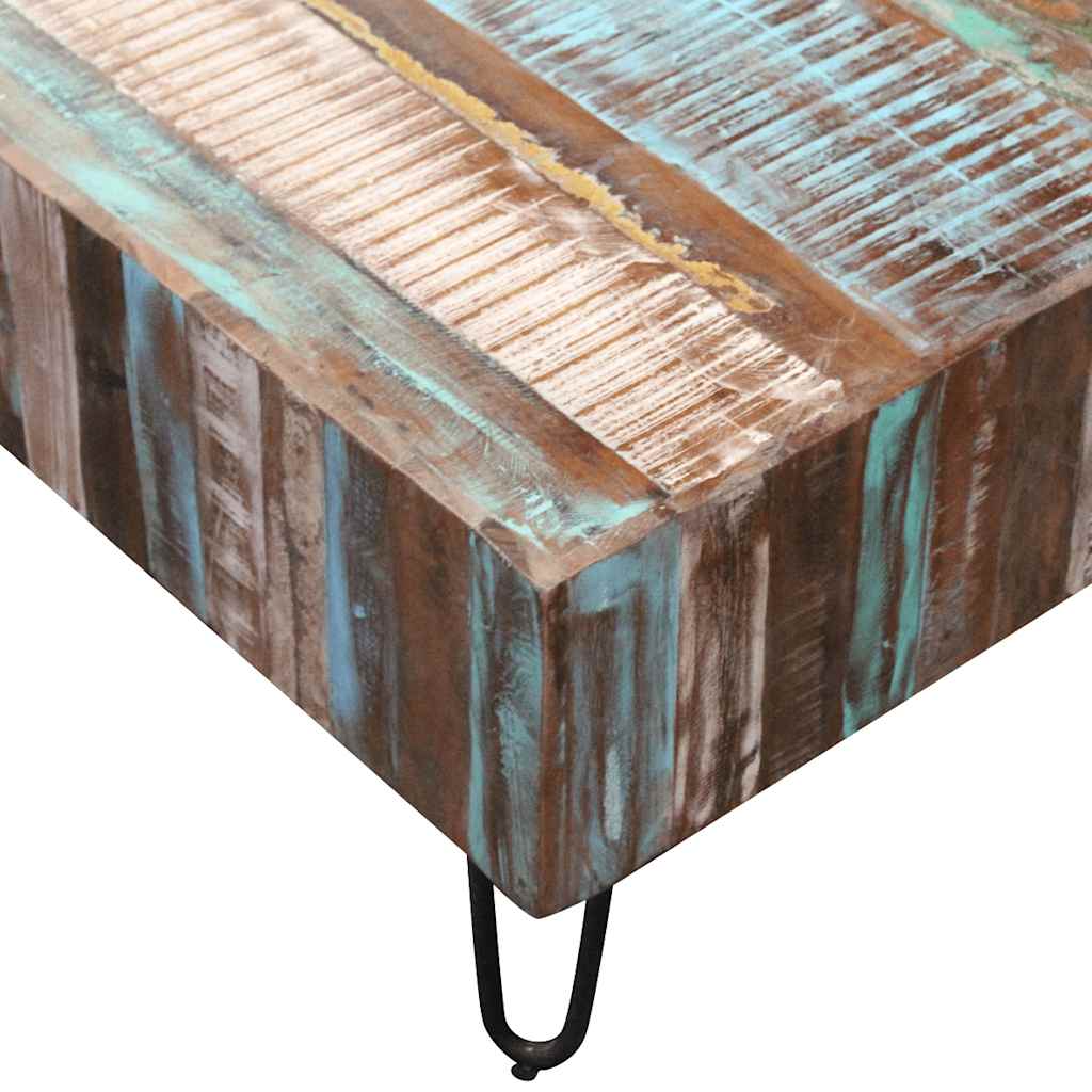 243455 vidaXL Coffee Table Solid Reclaimed Wood 100x50x38 cm
