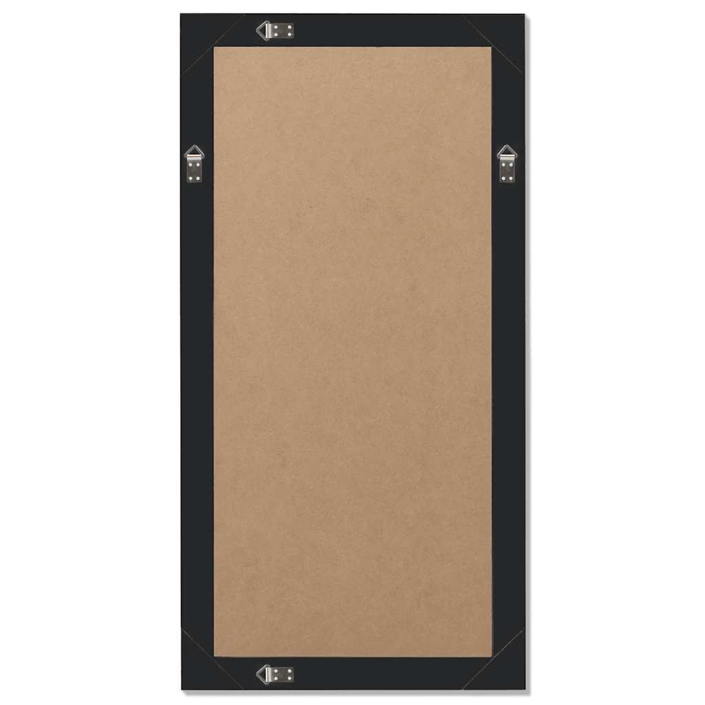 243682 vidaXL Wall Mirror Baroque Style 100x50 cm Black