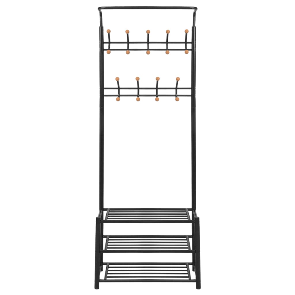 Clothes Rack | Black | Steel, Plastic | Medium | Clothes Rack