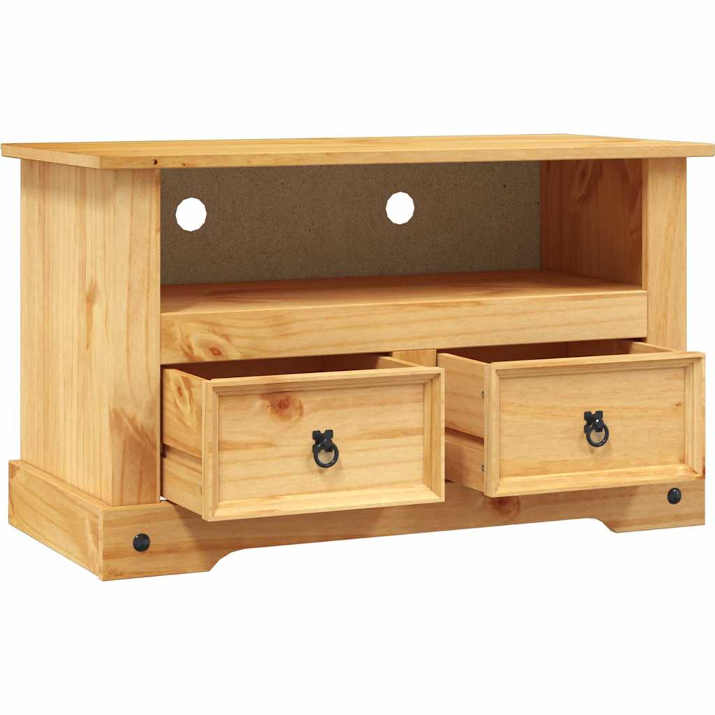 243738 vidaXL TV Cabinet Mexican Pine Corona Range 91x43x56 cm
