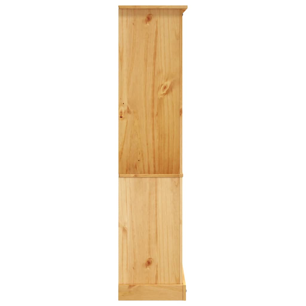 243744 vidaXL 5-Tier Bookcase Mexican Pine Corona Range 80x40x170 cm