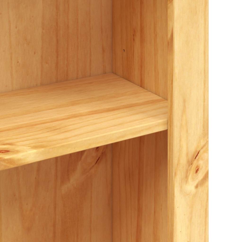 243744 vidaXL 5-Tier Bookcase Mexican Pine Corona Range 80x40x170 cm