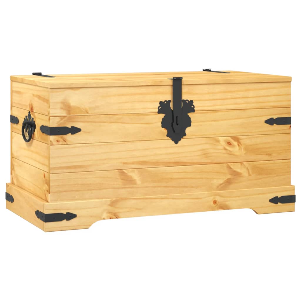 vidaXL Storage Chest Mexican Pine Corona Range 91x49.5x47 cm