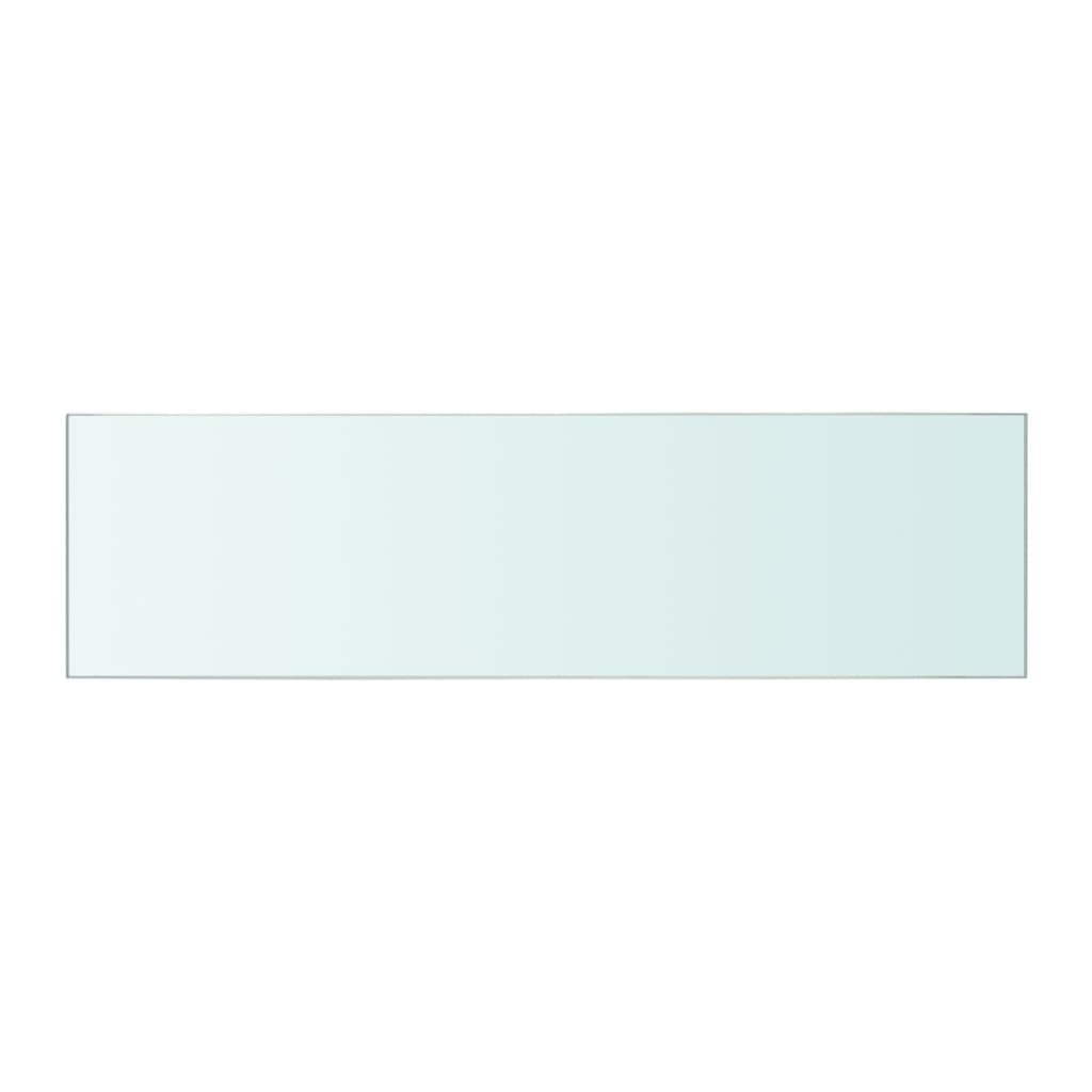 vidaXL Shelf Panel Glass Clear 50x12 cm