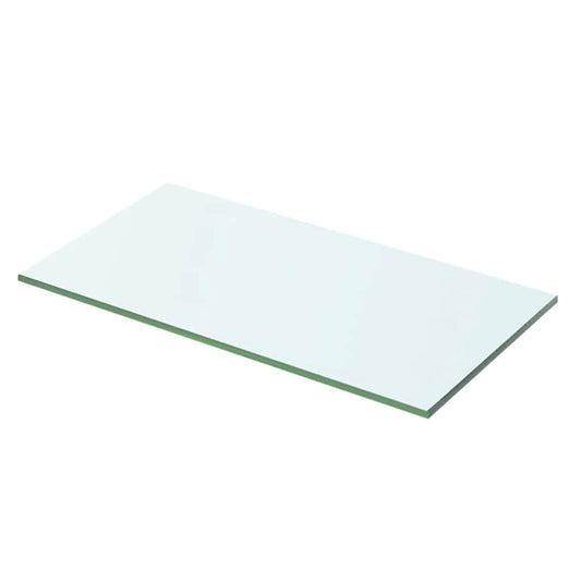 Glass Panel | Clear | Tempered glass | 50 x 20 cm | Glass surface