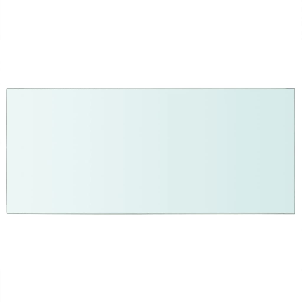 vidaXL Shelf Panel Glass Clear 50x25 cm