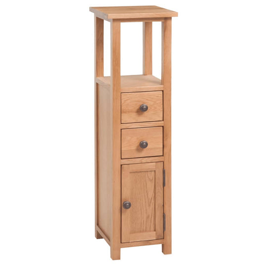 vidaXL Corner Cabinet 26x26x94 cm Solid Oak Wood