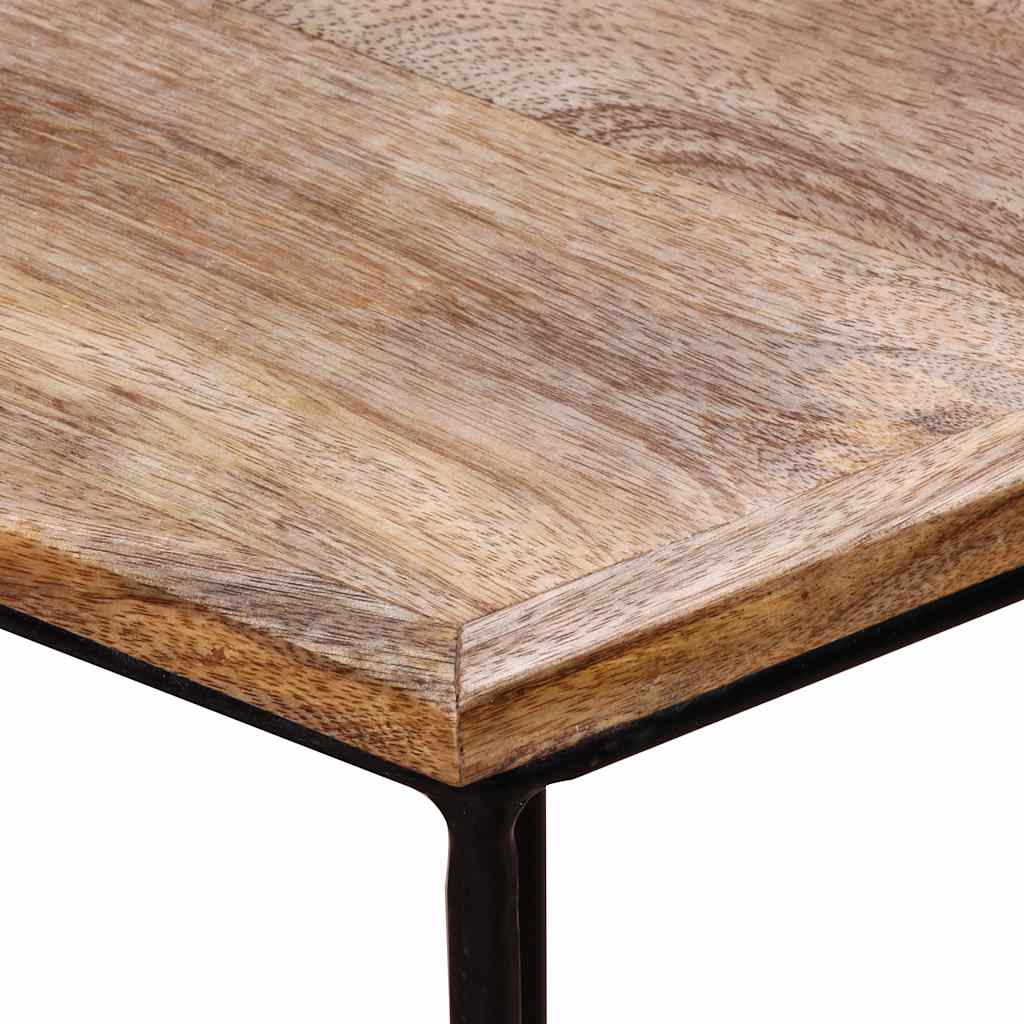 243976 vidaXL Coffee Table Solid Mango Wood 56x48x40 cm