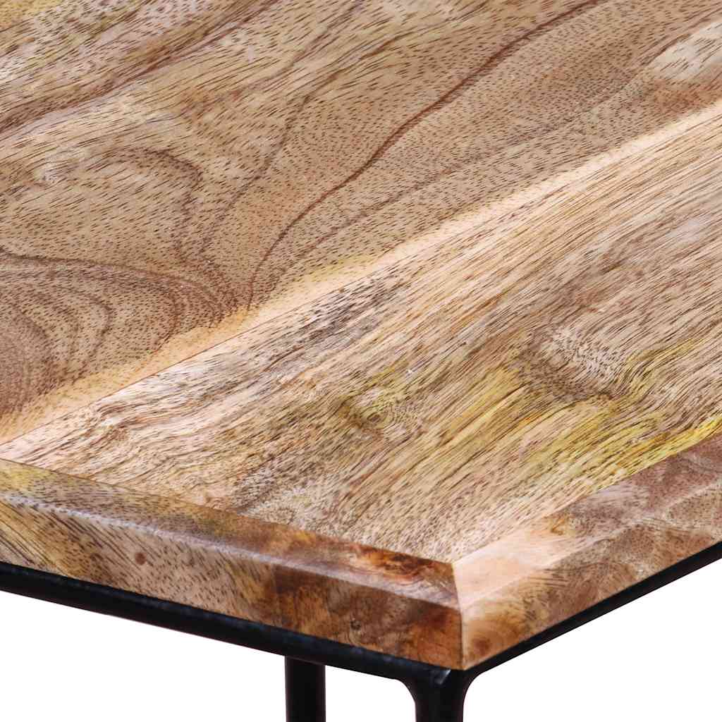 243976 vidaXL Coffee Table Solid Mango Wood 56x48x40 cm