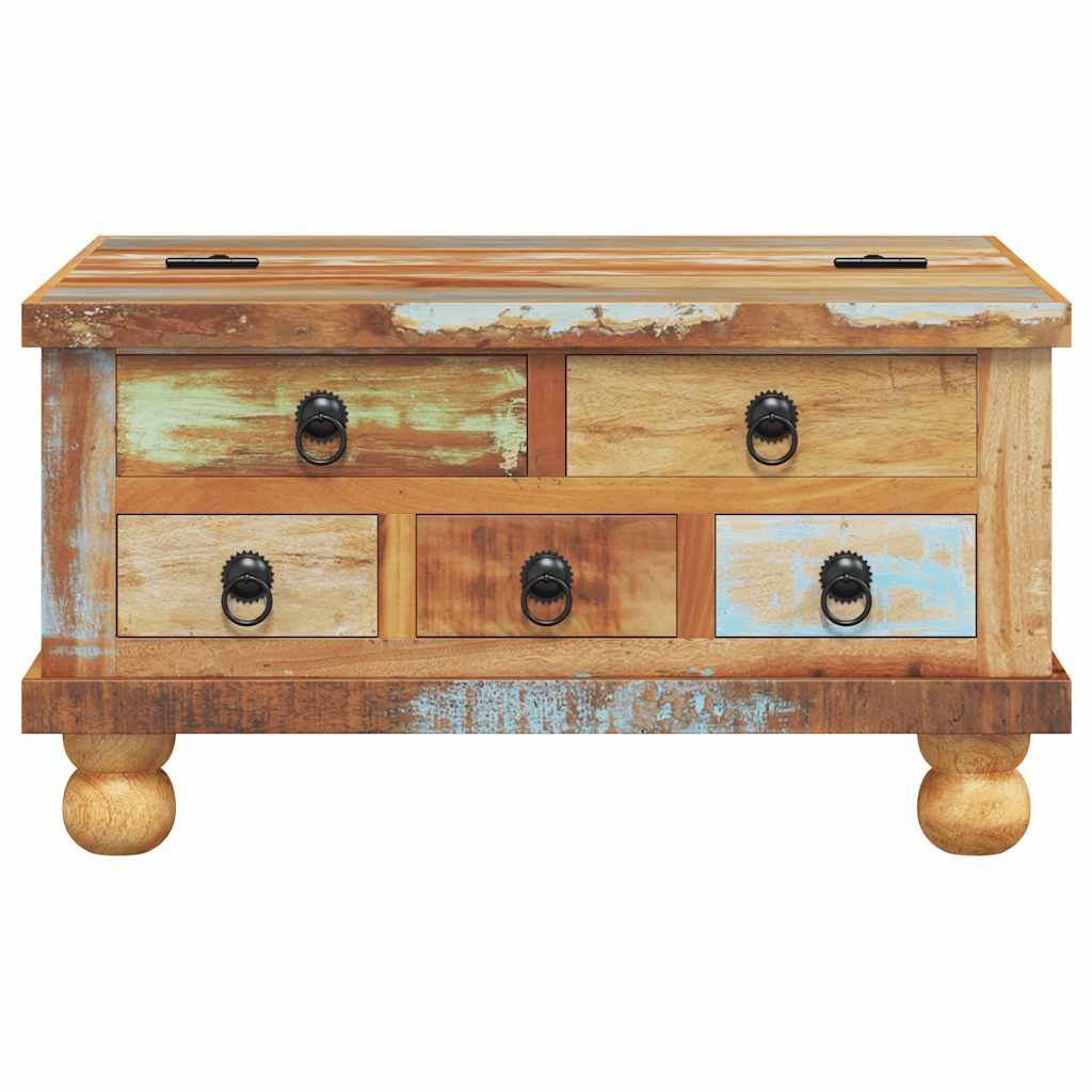 243978 vidaXL Coffee Table Reclaimed Wood 70x70x38 cm