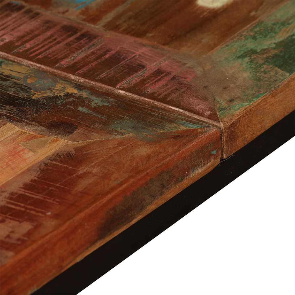 Dining Table | Multicolour | Solid reclaimed wood and powder-coated steel