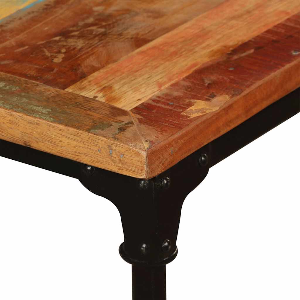 Dining Table | Multicolour | Solid reclaimed wood and powder-coated steel