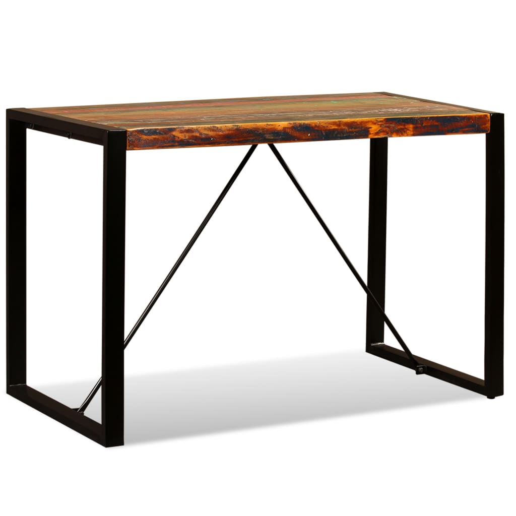 vidaXL Dining Table Solid Reclaimed Wood 120 cm