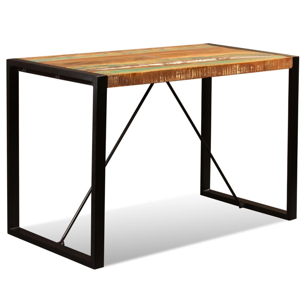 vidaXL Dining Table Solid Reclaimed Wood 120 cm