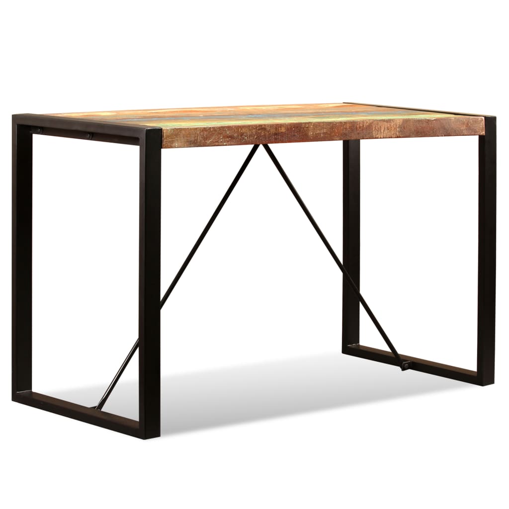 vidaXL Dining Table Solid Reclaimed Wood 120 cm