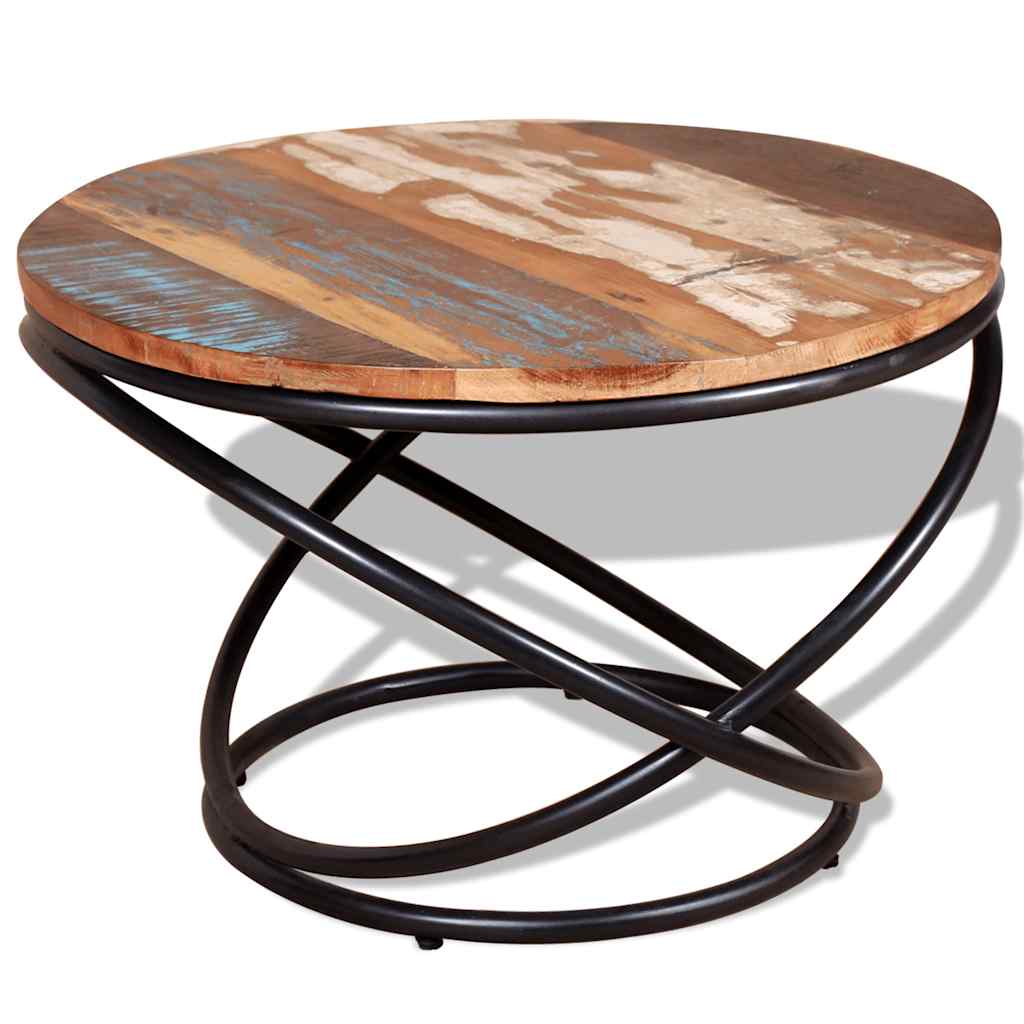 244015 vidaXL Coffee Table Solid Reclaimed Wood 60x60x40 cm