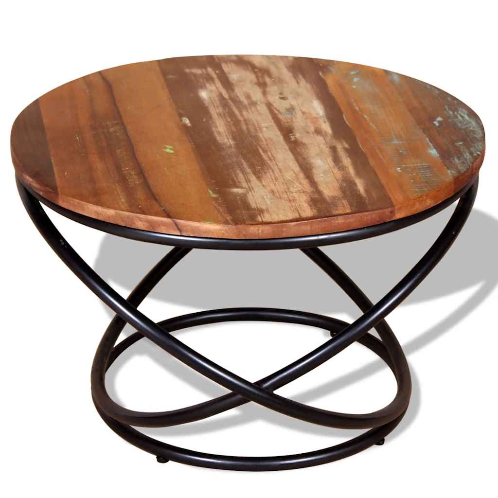 244015 vidaXL Coffee Table Solid Reclaimed Wood 60x60x40 cm
