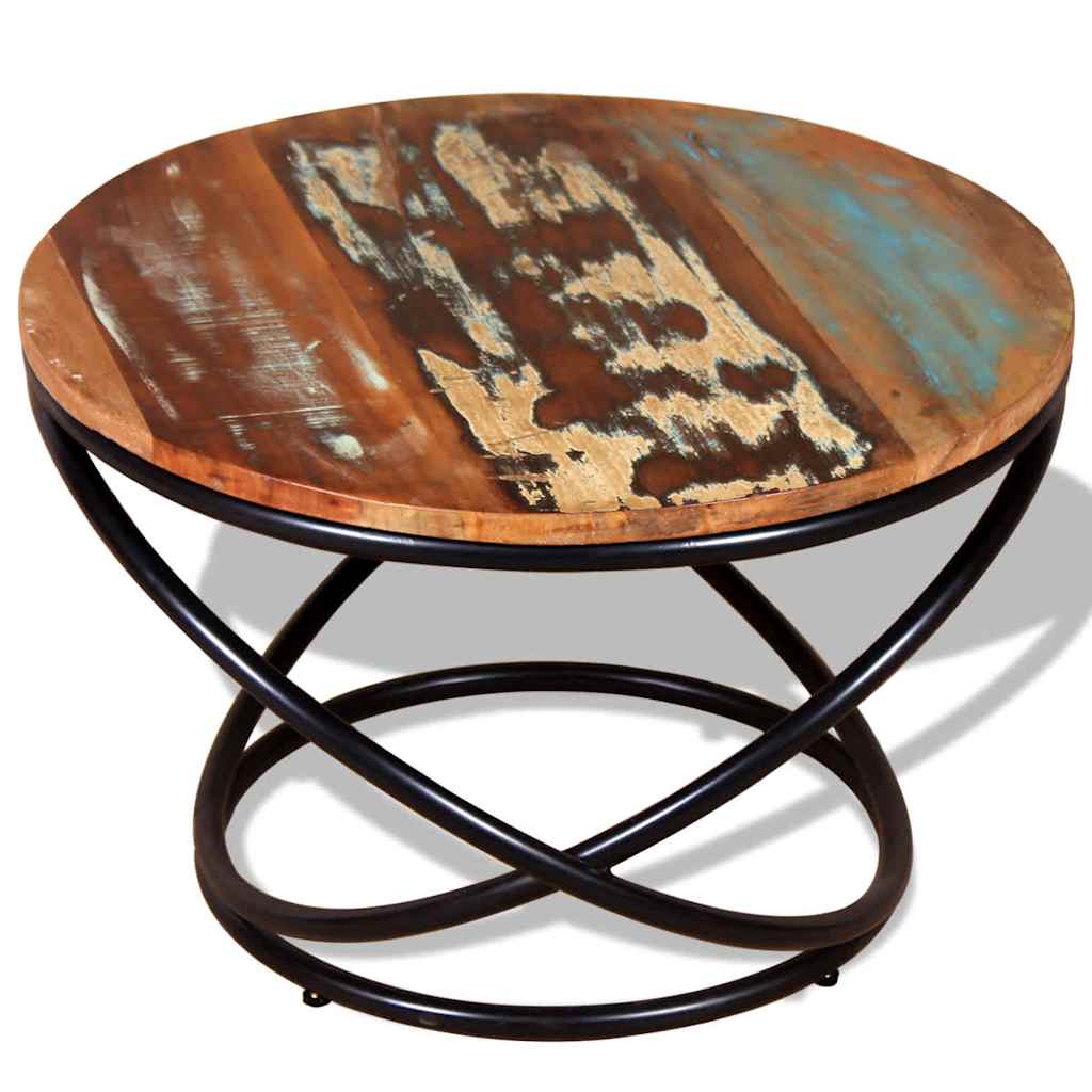 244015 vidaXL Coffee Table Solid Reclaimed Wood 60x60x40 cm