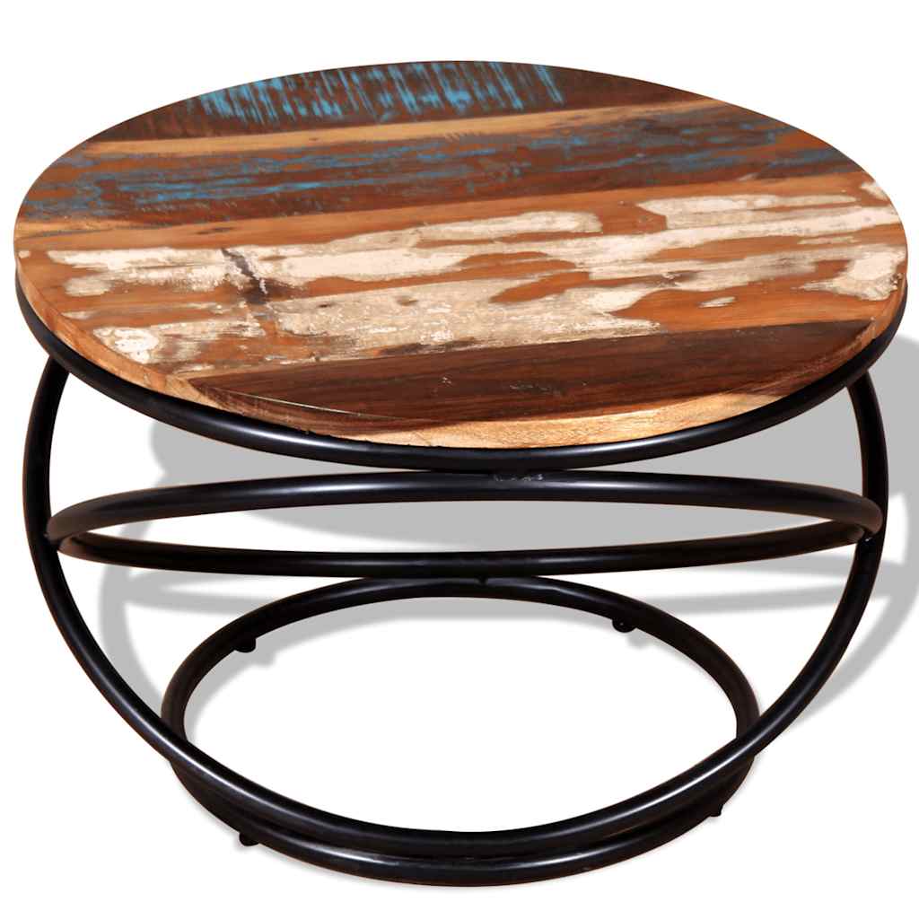 244015 vidaXL Coffee Table Solid Reclaimed Wood 60x60x40 cm