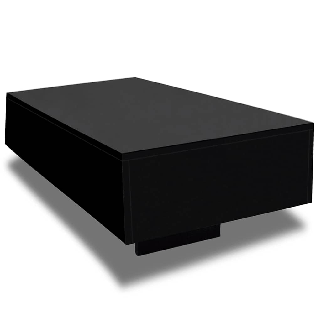 244024 vidaXL Coffee Table High Gloss Black