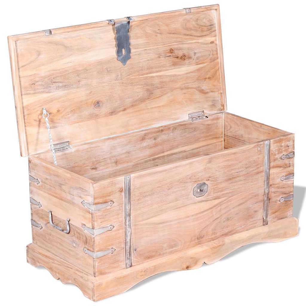 244053 vidaXL Storage Chest Acacia Wood