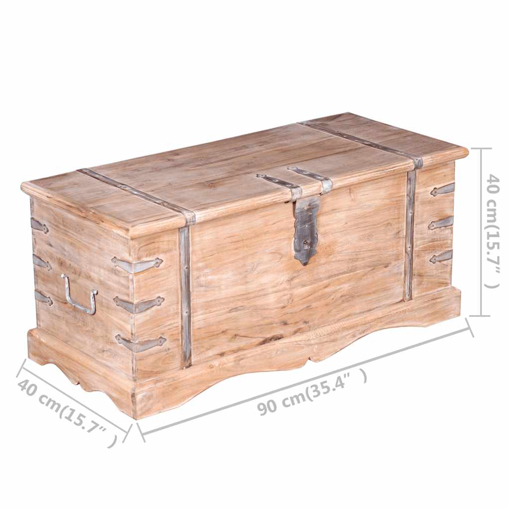 244053 vidaXL Storage Chest Acacia Wood