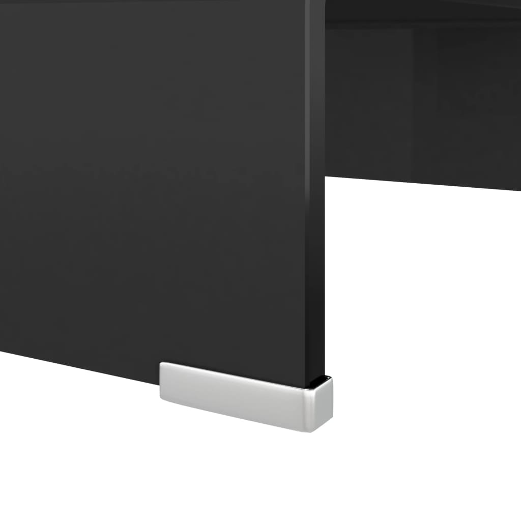 Tv Stand | Black | Tempered glass, plastic | Medium | Sleek | TV Stand