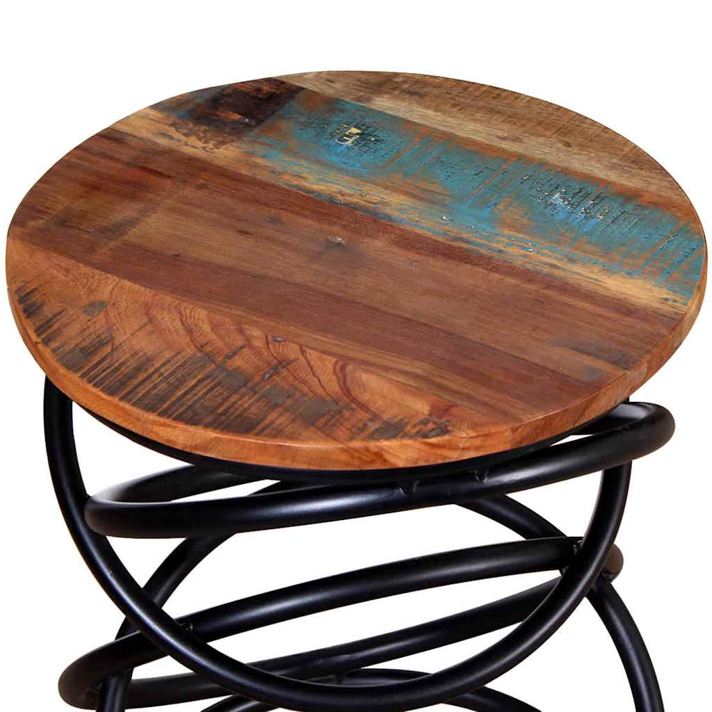 244231 vidaXL End Table Solid Reclaimed Wood