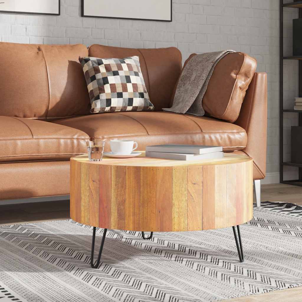 244237 vidaXL Coffee Table Solid Reclaimed Wood