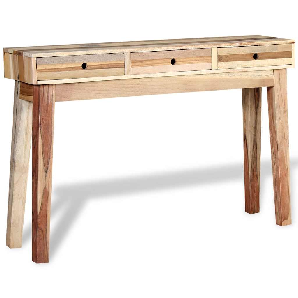 244238 vidaXL Console Table Solid Reclaimed Wood